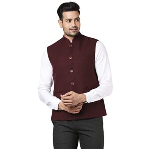 Raymond Dark Maroon Waistcoats