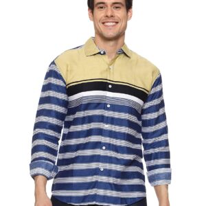 IndoPrimo Men's Regular Fit Cotton Casual Shirt