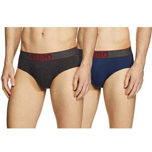 Euro Men's Solid 1001 Brief_Assorted_100